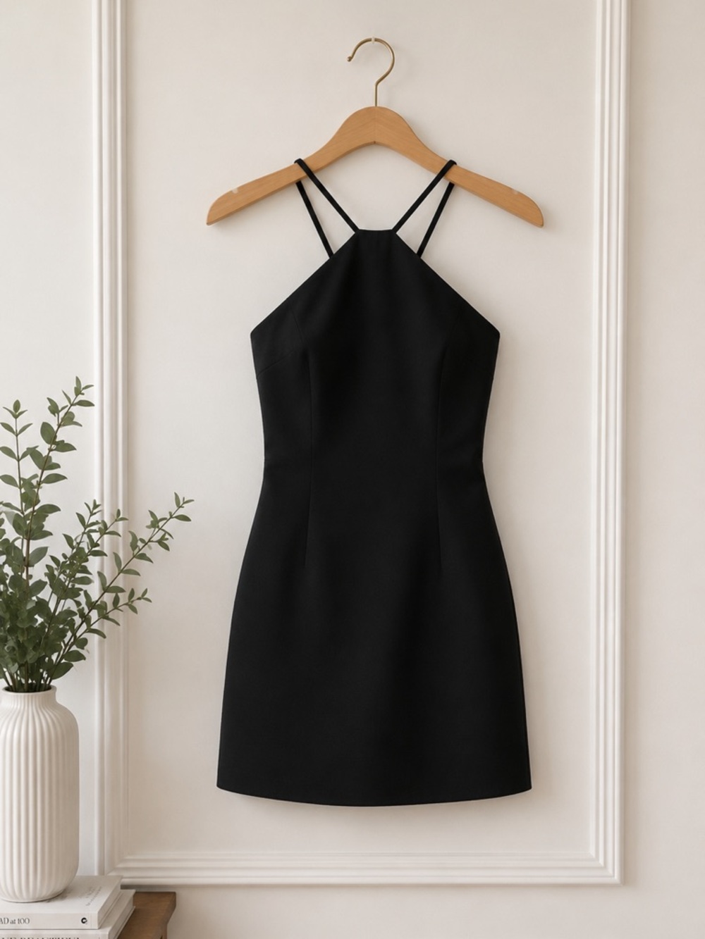 REVOLVE Black Halter Mini Dress 🖤 - Picture 2 of 2